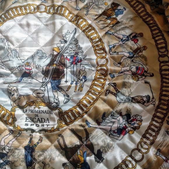 **SALE** Escada Coat W/ Awesome Sport Lining - Picture 5 of 11